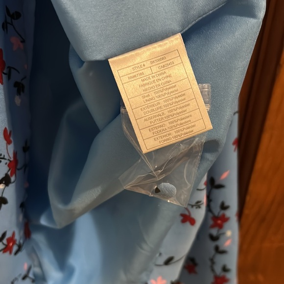 BB Dakota Blue Floral Mini Dress, 6, NWT - Picture 9 of 10